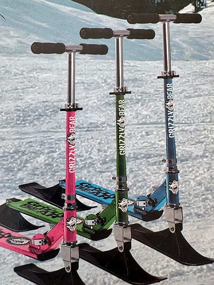 Grizzly Bear sparkcykel för snö barn rosa