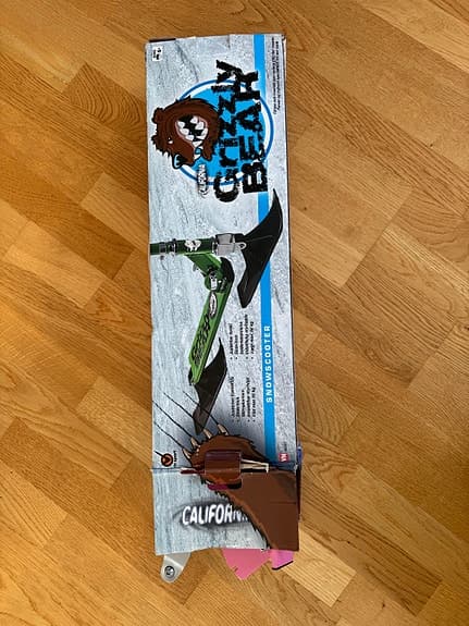 Grizzly Bear sparkcykel för snö barn rosa