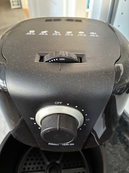 Clas Ohlson airfryer svart