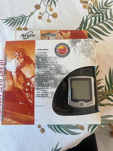 Trådlös Cykeldator med pulsmätare