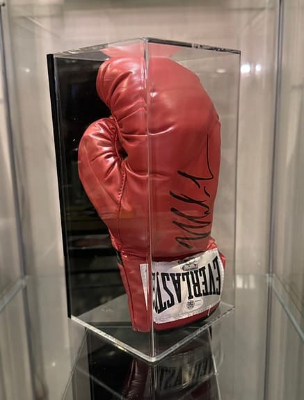 Everlast boxningshandskar samlarobjekt röd och svart