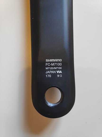 Crank arm Shimano slx FC-M7100