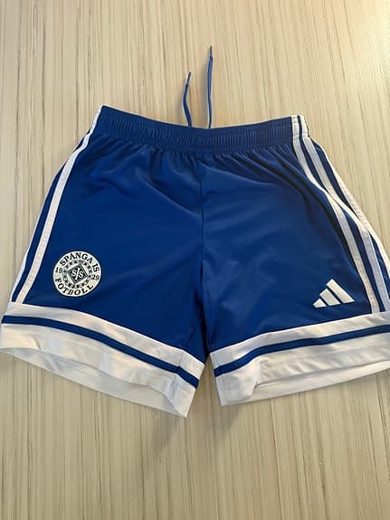 Spånga IS fotboll  DAM Adidas fotbollsshorts blå XS