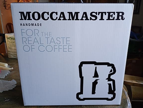 Moccamaster kaffebryggare. Ny i förpackning
