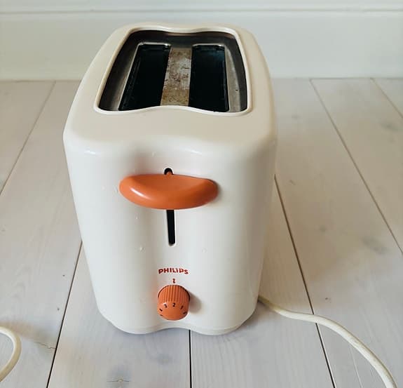 Philips brödrost vit
