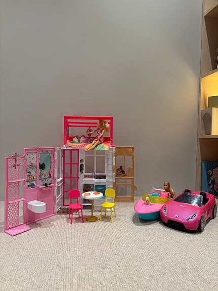 Barbie Hus - Båt - Bil