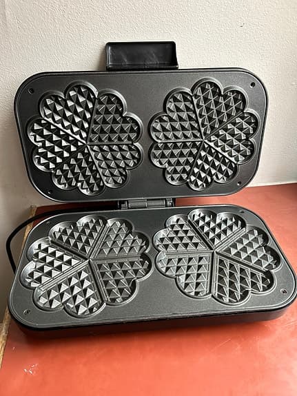 Rubicson Classic Waffle Maker våffeljärn 1200W svart