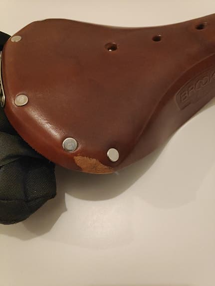 Brooks B17 lädersadel + Proofide och regnskydd