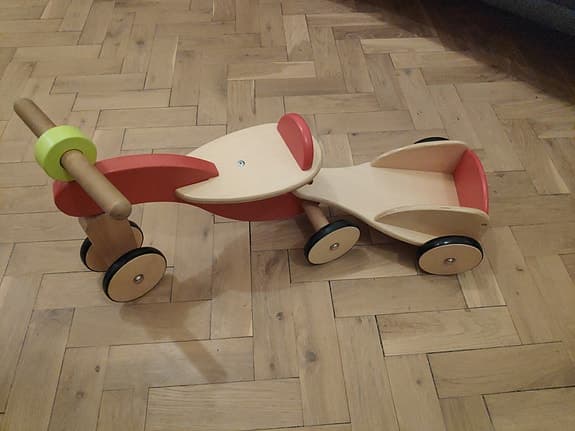 Mini walker wooden bike