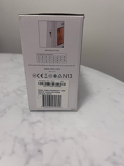 Doro PhoneEasy 100w trådlös telefon vit