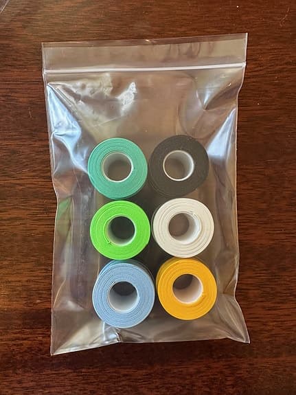 Overgrip lindor för Tennis, perforerad