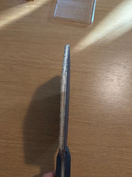 Stiga Cybershape bordtennisracket trä svart