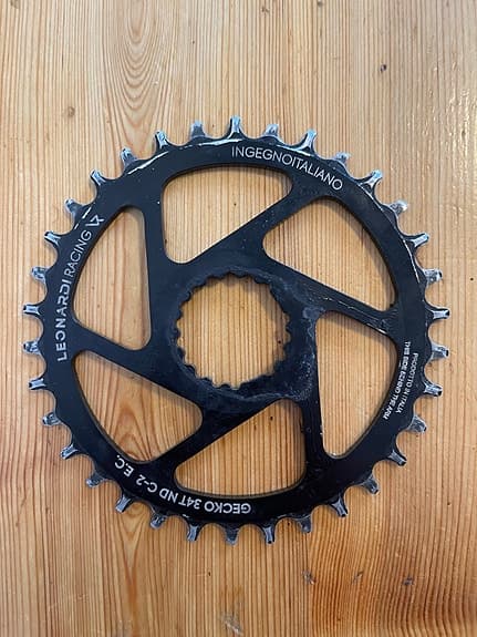 Gecko 34t klinga för Cannondale Hollowgram SI/SISL/SISL2