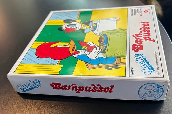 Hacke hackspett träpussel Alga (vintage, retro)