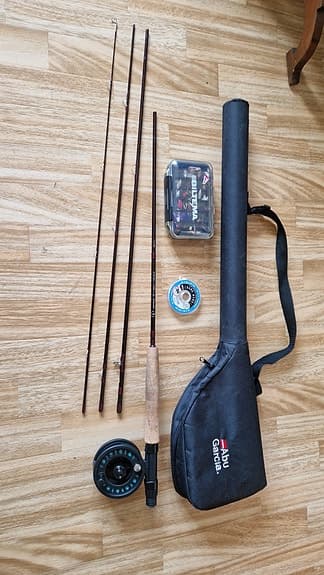 Diplomat Fly flugfiskeset 9 ft 5–6 grafit