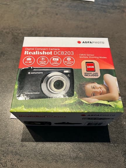 Agfa Realishot DC8203 digitalkamera 21 MP svart