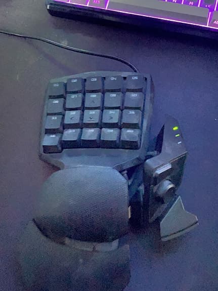 Razer Tartarus spelkeypad med RGB-belysning svart