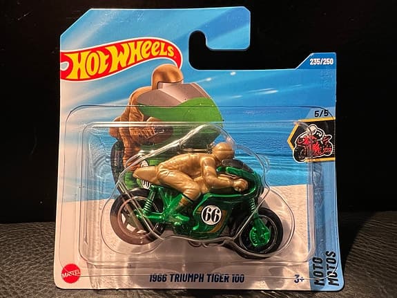 Hot Wheels 1966 Triumph Tiger 100 Treasure Hunt