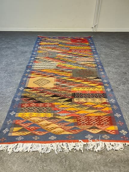 Ny unik mästerverk äkta Berber ekologisk ull matta 110×216