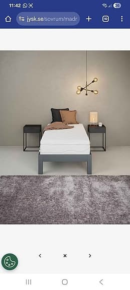 WELLPUR GULEN GT65 bäddmadrass 80X200