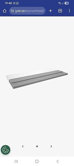 WELLPUR GULEN GT65 bäddmadrass 80X200