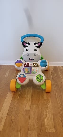 Fisher-Price gåvagn zebra barn leksak