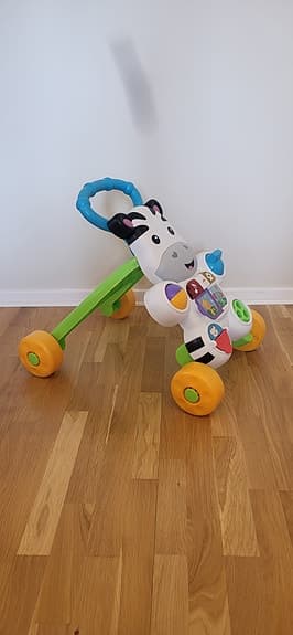 Fisher-Price gåvagn zebra barn leksak