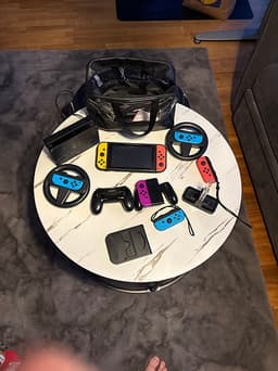 Nintendo Switch spelkonsol med tillbehör