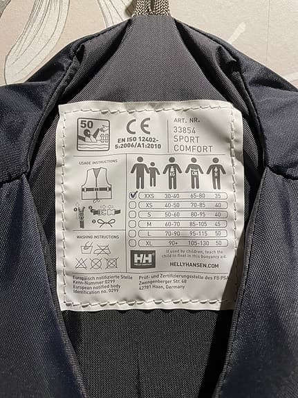 Helly Hansen Sport Comfort flytväst 50N – barn