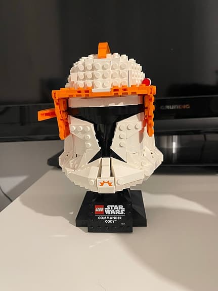 LEGO Star Wars 75350 hjälm Commander Cody vit orange