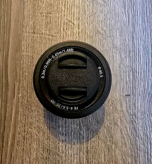 Sony zoomobjektiv 18–55mm svart