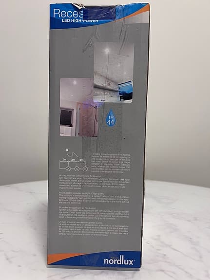 Nordlux Recess LED High-Power spotlights, 3-pack