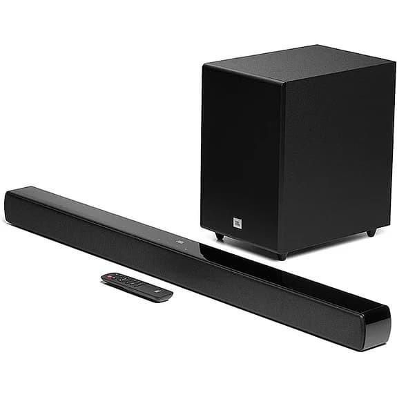 JBL soundbar med subwoofer svart