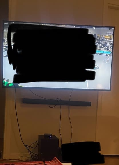 JBL soundbar med subwoofer svart