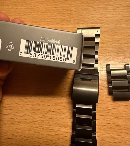 Garmin Quickfit 26mm Klockarmband DLC Titanium