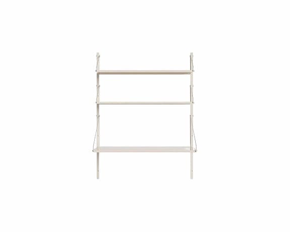 FRAMA Shelf Library Desk Section Warm White Steel