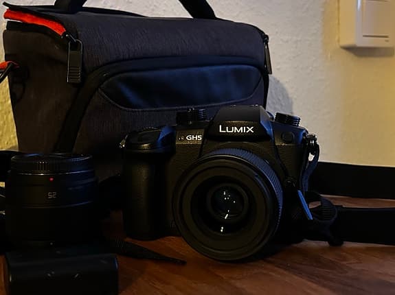 Panasonic GH5 systemkamera - komplett kit med 2 objektiv