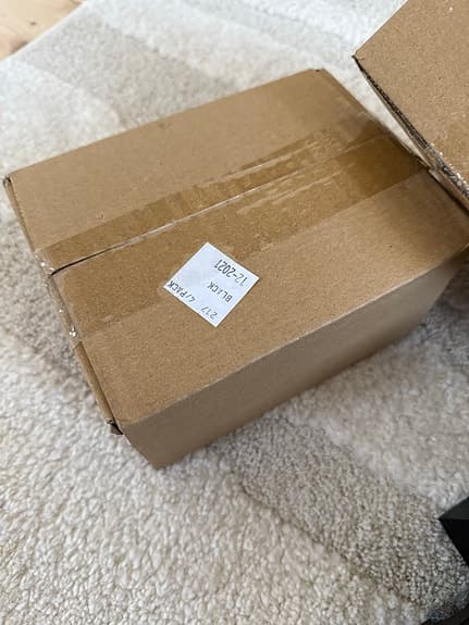 12 st oanvända svarta soffa ben 8cm