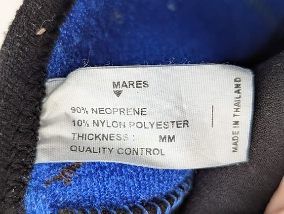 Mares Dykskor Neopren STL 38 Svarta | Boots Dykning Vattensport Fint Skick