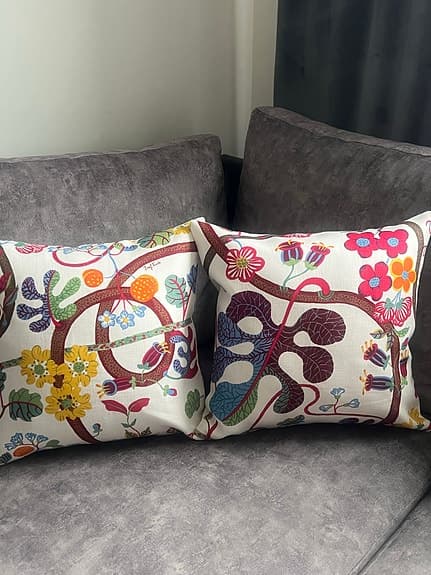 2st Kuddfodral/ Tyg Från Svenskt Tenn/ Josef Frank/ Baranquilla