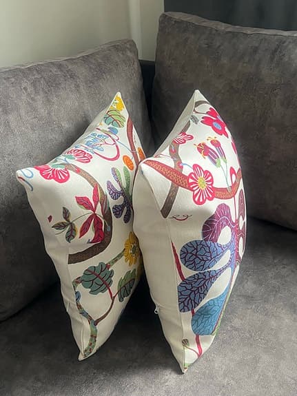 2st Kuddfodral/ Tyg Från Svenskt Tenn/ Josef Frank/ Baranquilla