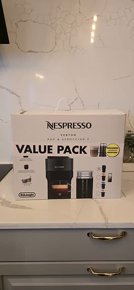 Nespresso Vertuo Pop kaffemaskin svart