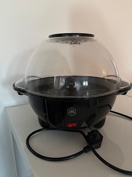 OBH Nordica Big Popper popcornmaskin  Svart Non-Stick Beläggning