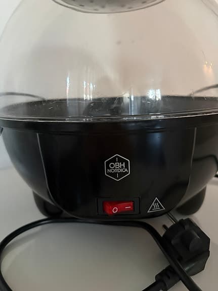 OBH Nordica Big Popper popcornmaskin  Svart Non-Stick Beläggning