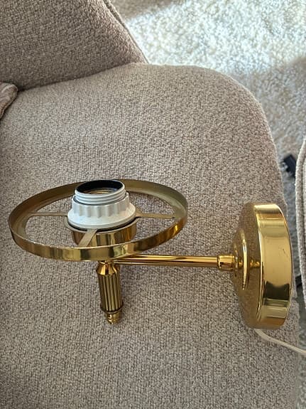 &Tradition vägglampa mässing