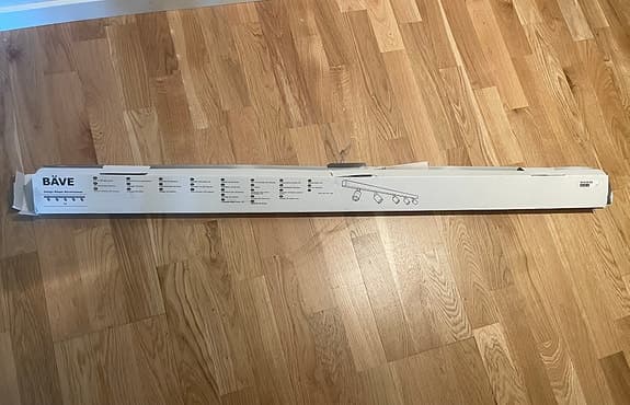 Ikea Bäve 5-spots vit