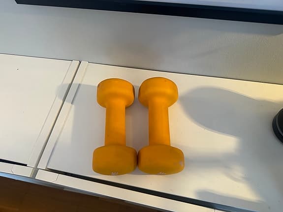 1 par hantlar, 3kg vardera