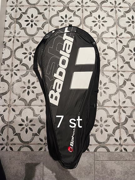 Babolat Dunlop Wilson Head Yonex fodral för tennis- och padelracket svart