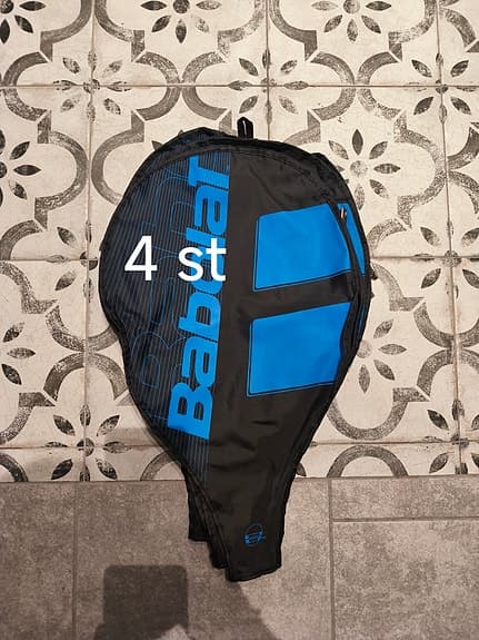 Babolat Dunlop Wilson Head Yonex fodral för tennis- och padelracket svart