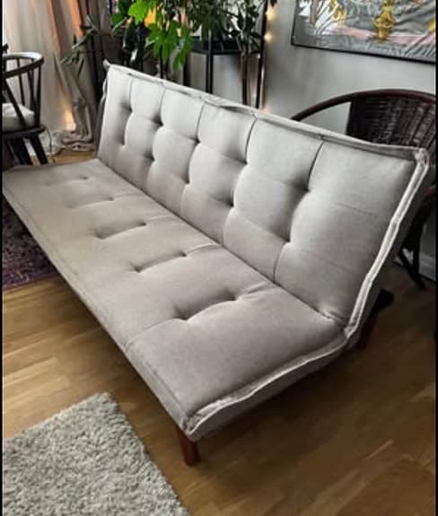 Liten bäddsoffa